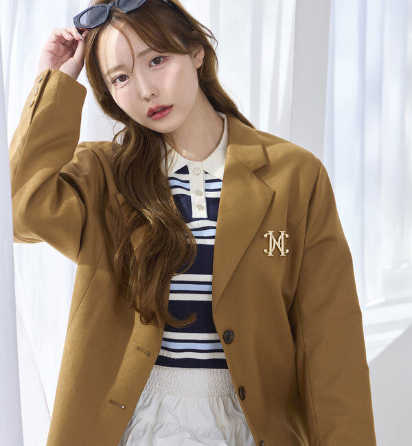  「バックレースアップテーラージャケット」|テーラードジャケット|