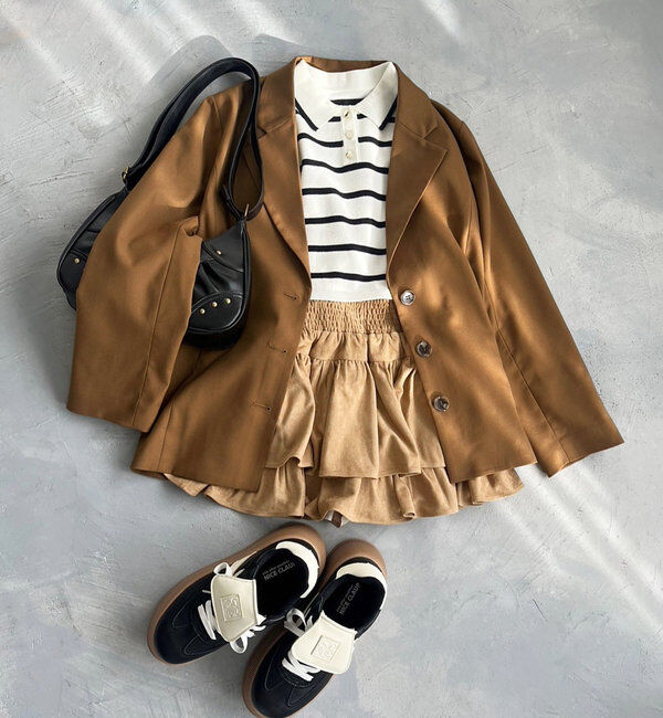  「バックレースアップテーラージャケット」|テーラードジャケット|