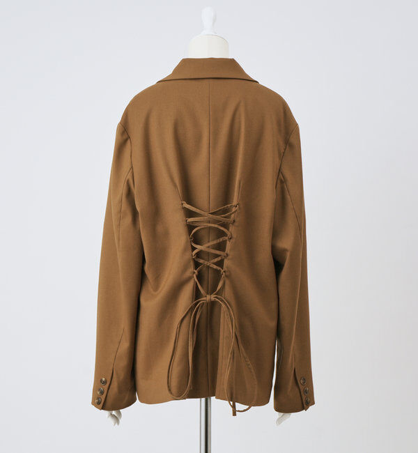  「バックレースアップテーラージャケット」|テーラードジャケット|
