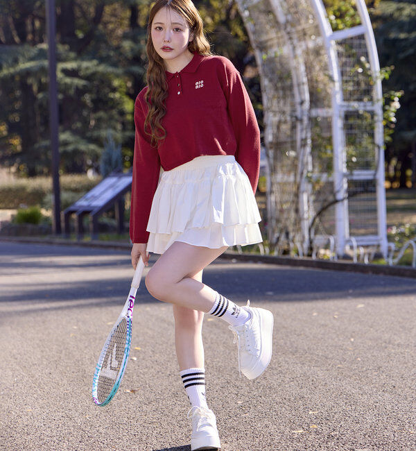  「ティアードミニスカート」|スカート|