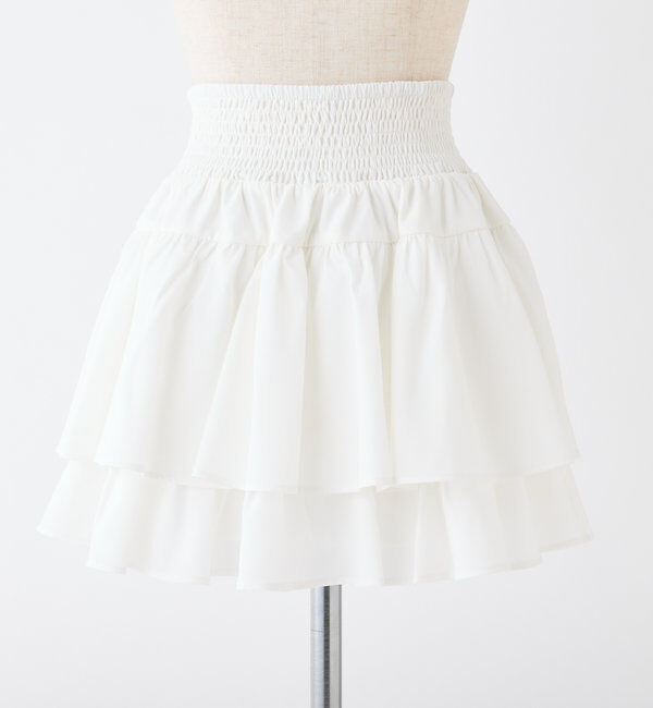  「ティアードミニスカート」|スカート|