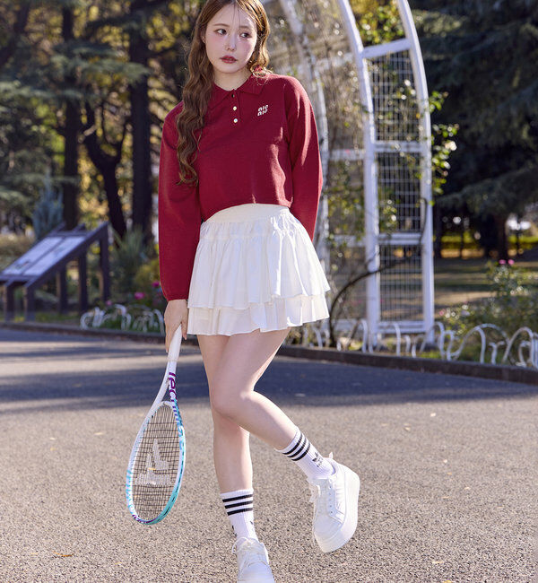  「ティアードミニスカート」|スカート|