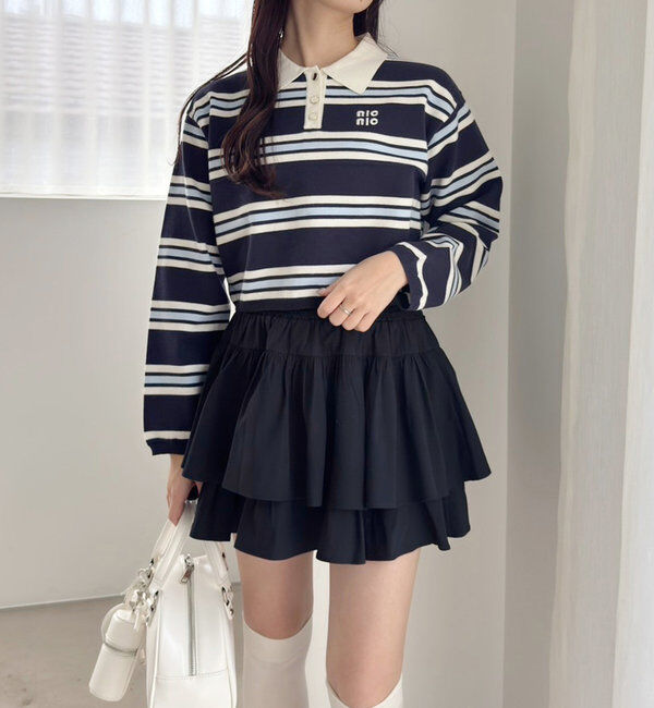  「ティアードミニスカート」|スカート|