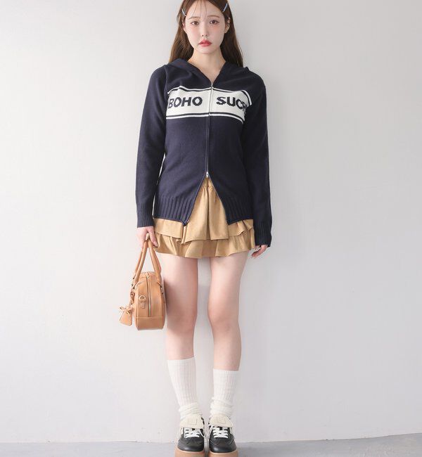  「ティアードミニスカート」|スカート|