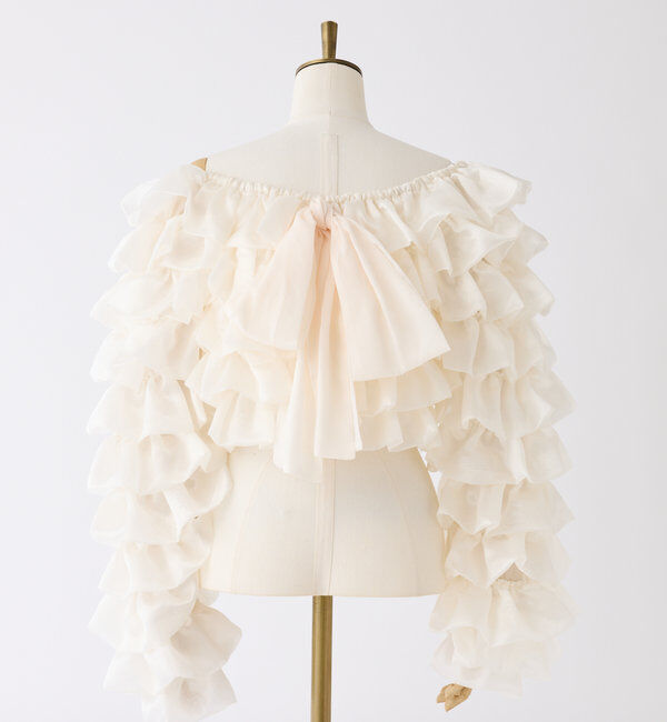  「【Dreamy collection】オーガンジーフリルブラウス」|シャツ・ブラウス|