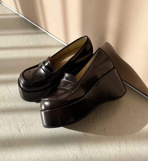  「マイナス３キロ見えローファー」|その他|ダークブラウン