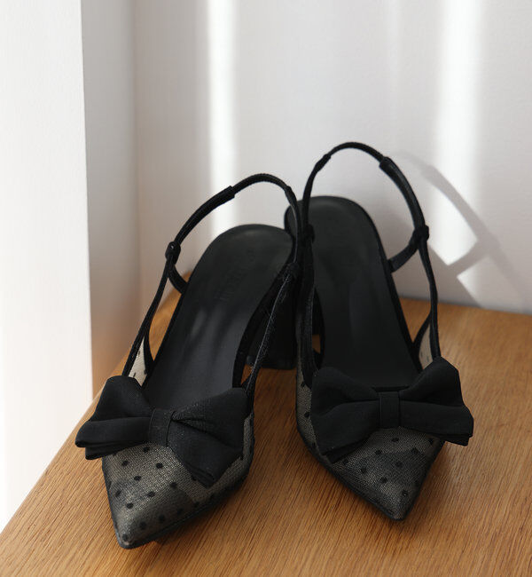  「ビッグリボンポインテッドパンプス」|その他|