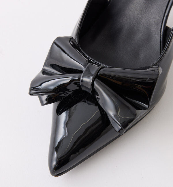  「ビッグリボンポインテッドパンプス」|その他|