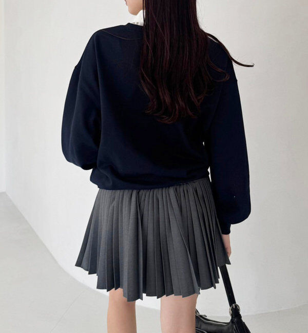  「【WEB限定リバイバル】プレート付きプリーツミニスカート」|スカート|