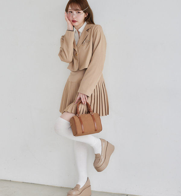  「【WEB限定リバイバル】プレート付きプリーツミニスカート」|スカート|