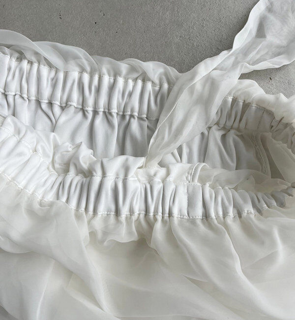  「オフショルリボンブラウス」|シャツ・ブラウス|