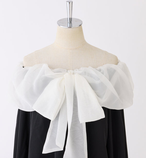  「オフショルリボンブラウス」|シャツ・ブラウス|