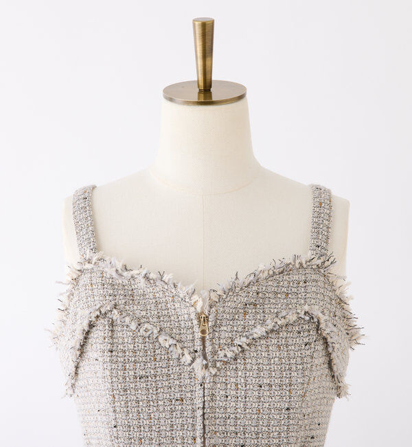  「【megumi企画】ツイードジャンスカ／再販売／新色追加」|ワンピース|