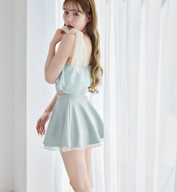  「swimwear/肩リボンワンショル(3点セット)」|その他|