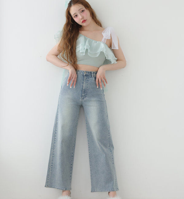  「swimwear/肩リボンワンショル(3点セット)」|その他|