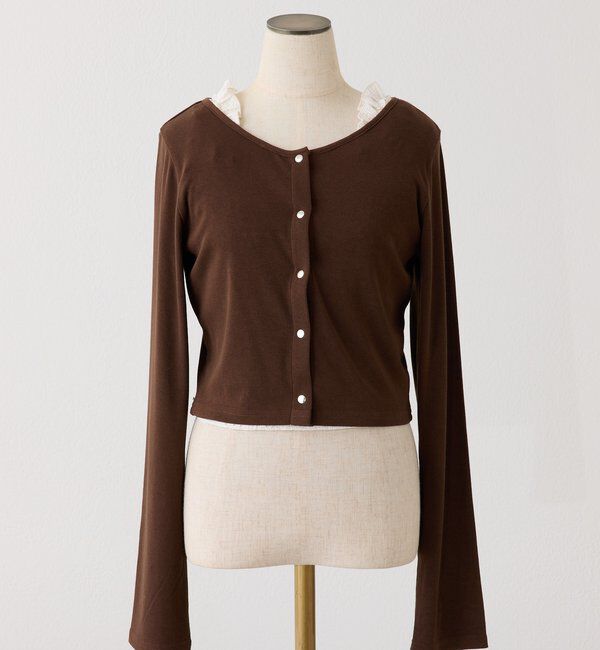  「レースインナー＆カーデセット」|プルオーバー|