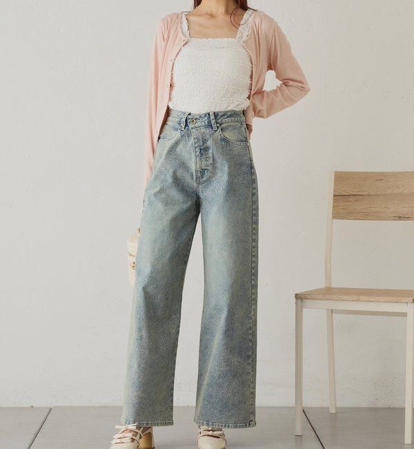  「レースインナー＆カーデセット」|プルオーバー|