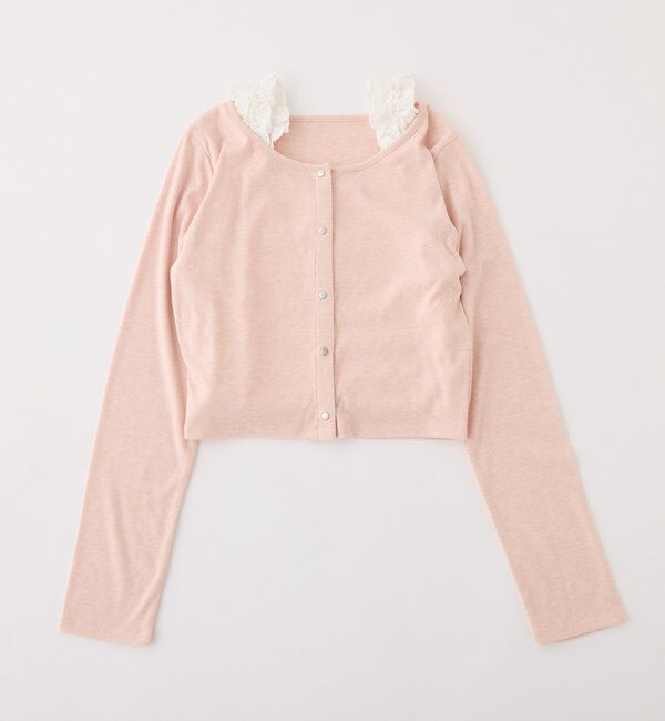  「レースインナー＆カーデセット」|プルオーバー|