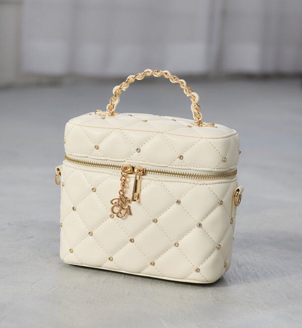  「WEB限定/チャーム付きキルティングバニティバッグ」|ショルダー・メッセンジャー|