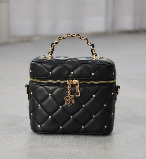  「WEB限定/チャーム付きキルティングバニティバッグ」|ショルダー・メッセンジャー|