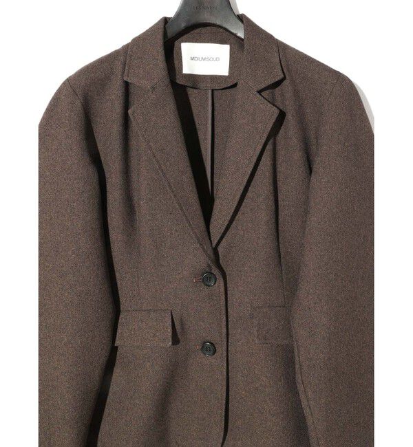 MIDIUMISOLID「MIDIUMISOLID for Ladies ボリュームスリーブジャケット」|テーラードジャケット|