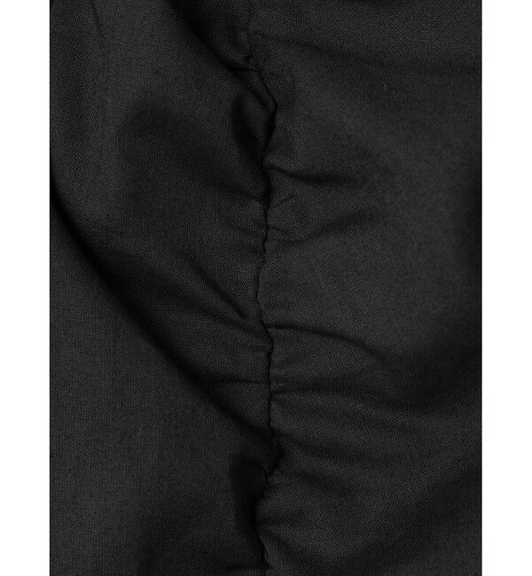 mizuiro ind「mizuiro ind ギャザーフード付きシャツ」|シャツ・ブラウス|