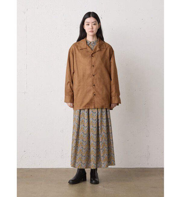 MidiUmi「MidiUmi リバティプリントシャツ」|シャツ・ブラウス|