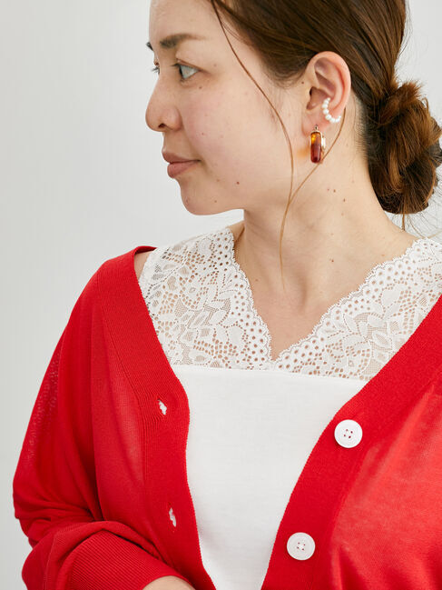 Lugnoncure「肩レースタンクトップ」|タンクトップ|