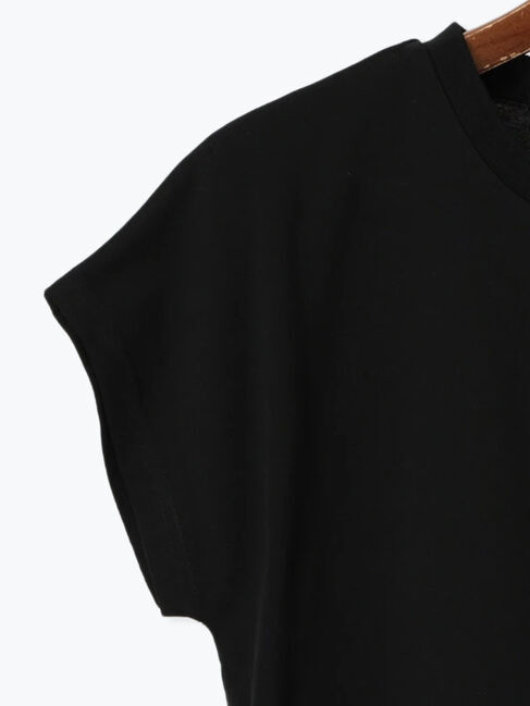 Te chichi TERRASSE「【接触冷感】筆記体ミニロゴフレンチスリーブTシャツ」|Tシャツ・カットソー|