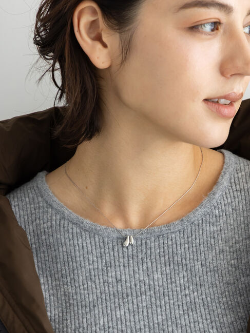 Te chichi「ニュアンスパーツネックレス」|ネックレス|シルバー