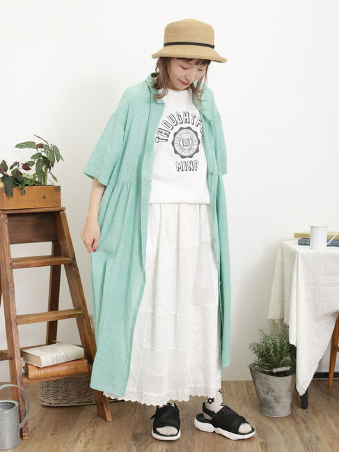 Samansa Mos2「箔プリントアソートTシャツ」|Tシャツ・カットソー|