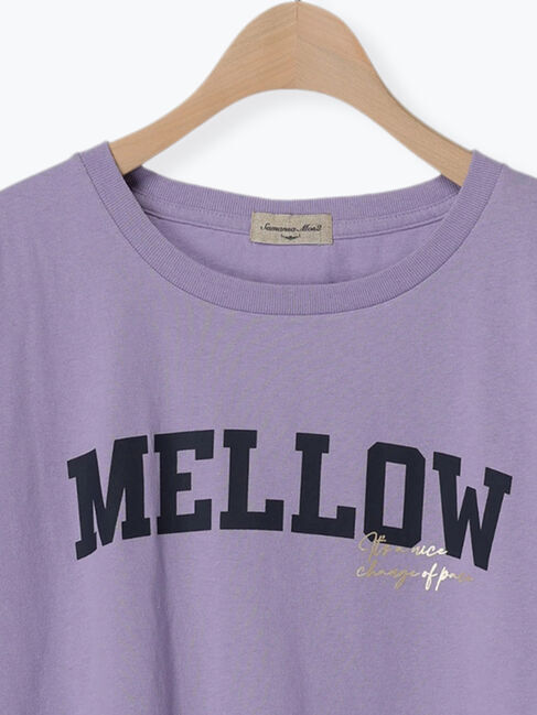 Samansa Mos2「箔プリントアソートTシャツ」|Tシャツ・カットソー|