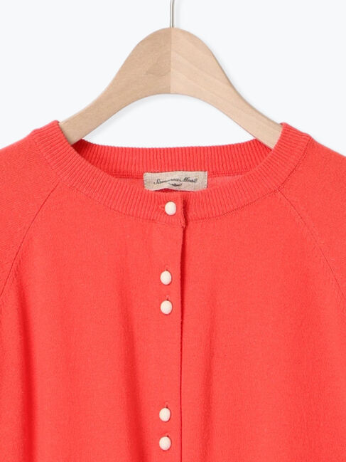 Samansa Mos2「くるみ釦ニットカーディガン」|カーディガン|