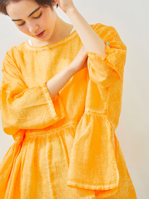 SM2「インドボイルピグメント加工ギャザーブラウス」|シャツ・ブラウス|