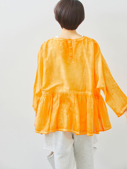 SM2「インドボイルピグメント加工ギャザーブラウス」|シャツ・ブラウス|