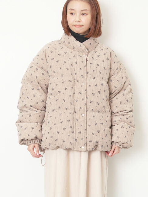 Samansa Mos2「柄アソートコーディロイブルゾン」|ブルゾン・スタジャン|