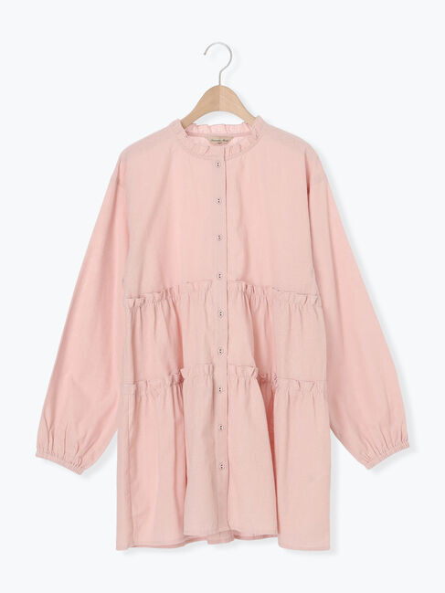 Samansa Mos2「柄アソートティアードフリルチュニック」|シャツ・ブラウス|