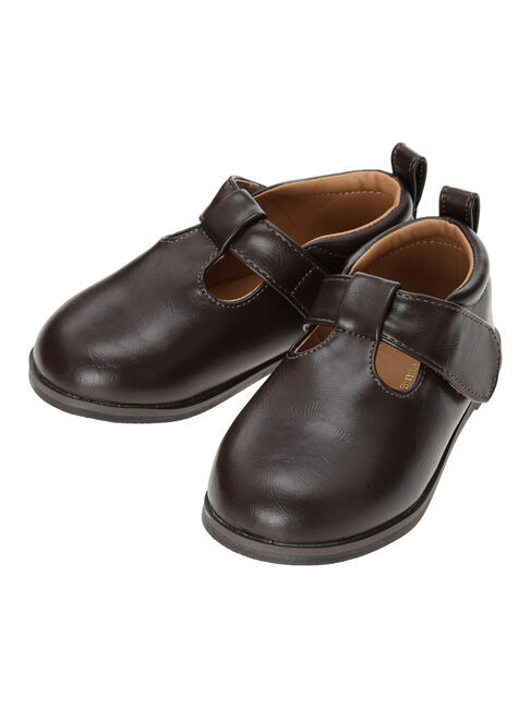  「Tストラップシューズ」|ビジネス・ドレスシューズ|ダークブラウン