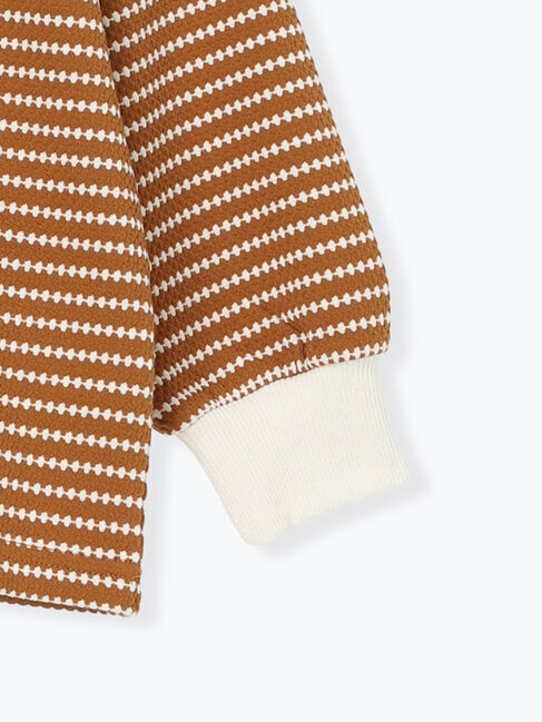 Samansa Mos2 Lagom「ボーダージャカードプルオーバー」|Tシャツ・カットソー|