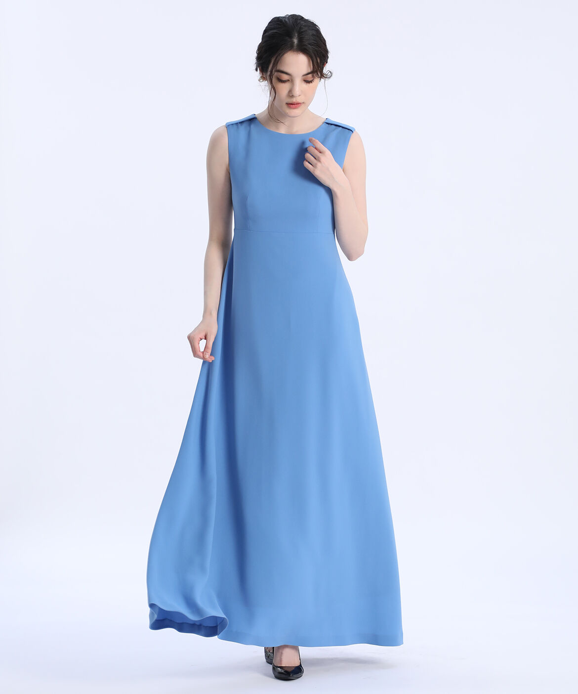 Maglie le cassetto「《M Maglie le cassetto》ケープ付3WAYロングドレス」|ワンピース|