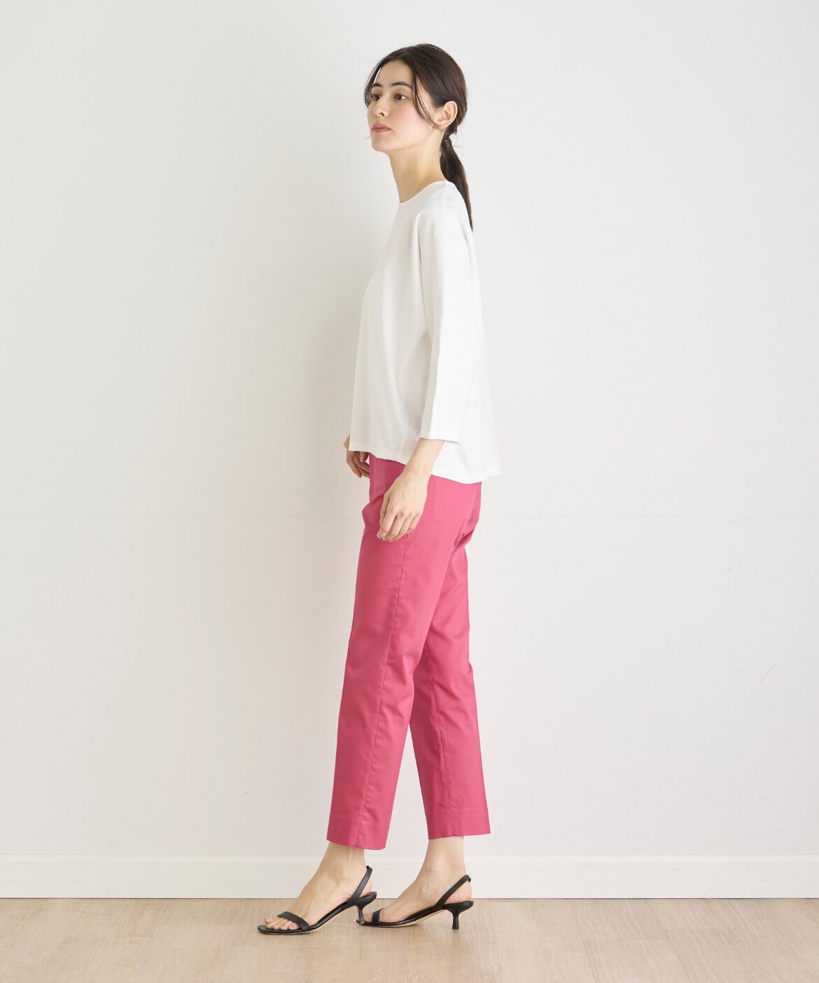 7-IDconcept.「《大きいサイズ》 コットンポリエステルストレッチベーシックパンツ」|その他|