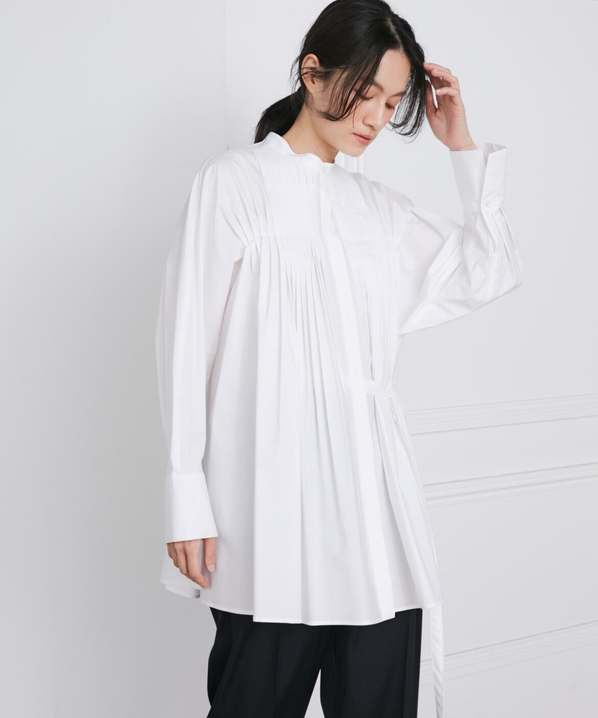 INED「2WAYタックシャツ《la veille by SUPERIOR CLOSET》」|シャツ・ブラウス|