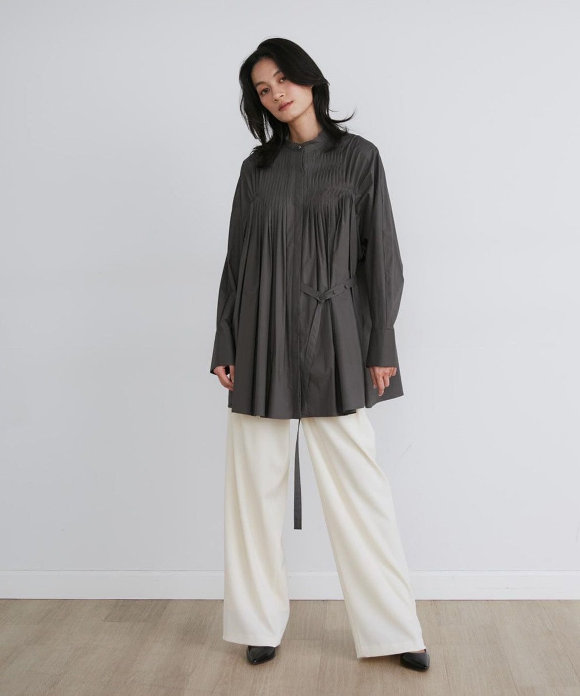 INED「2WAYタックシャツ《la veille by SUPERIOR CLOSET》」|シャツ・ブラウス|