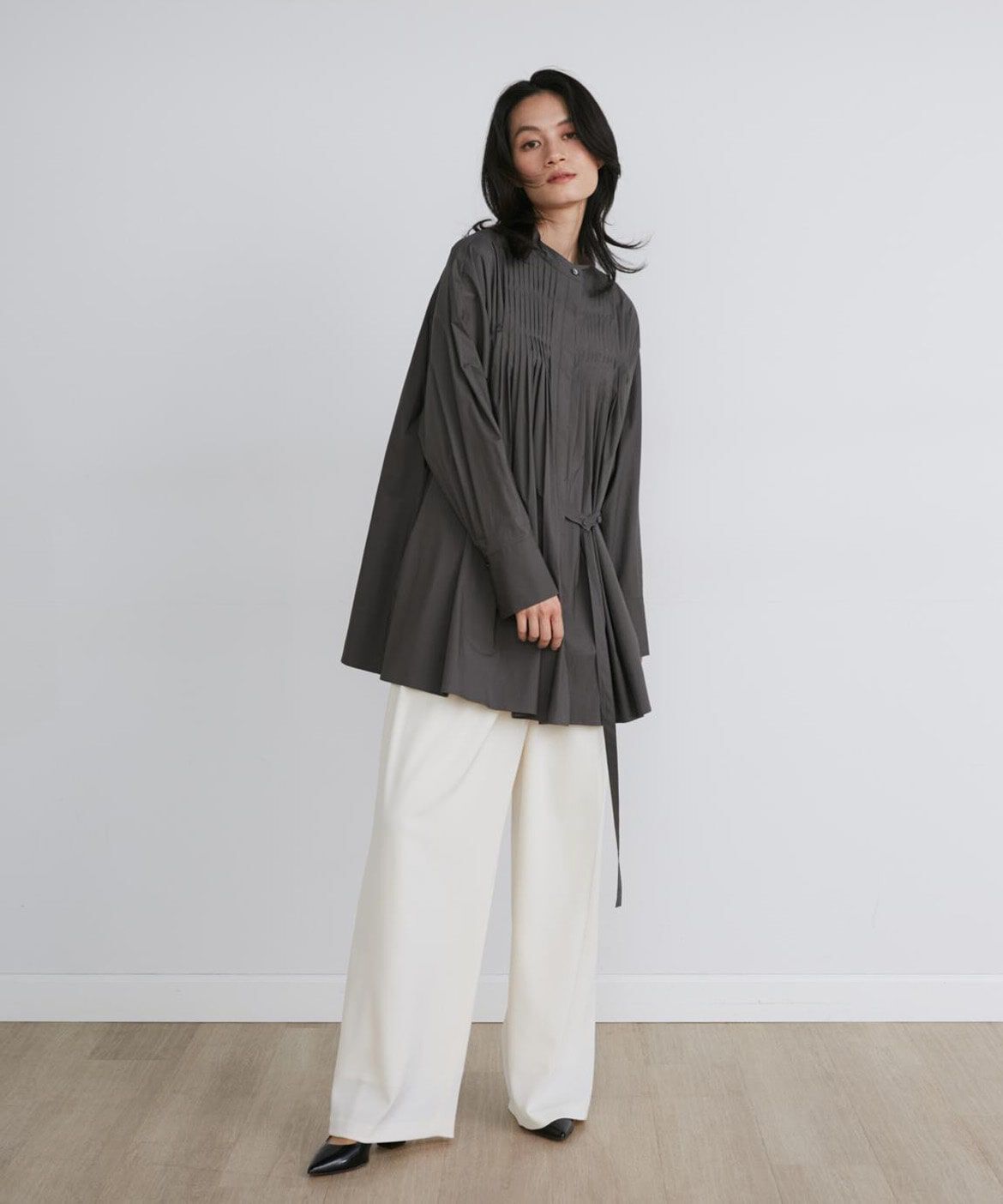 INED「2WAYタックシャツ《la veille by SUPERIOR CLOSET》」|シャツ・ブラウス|