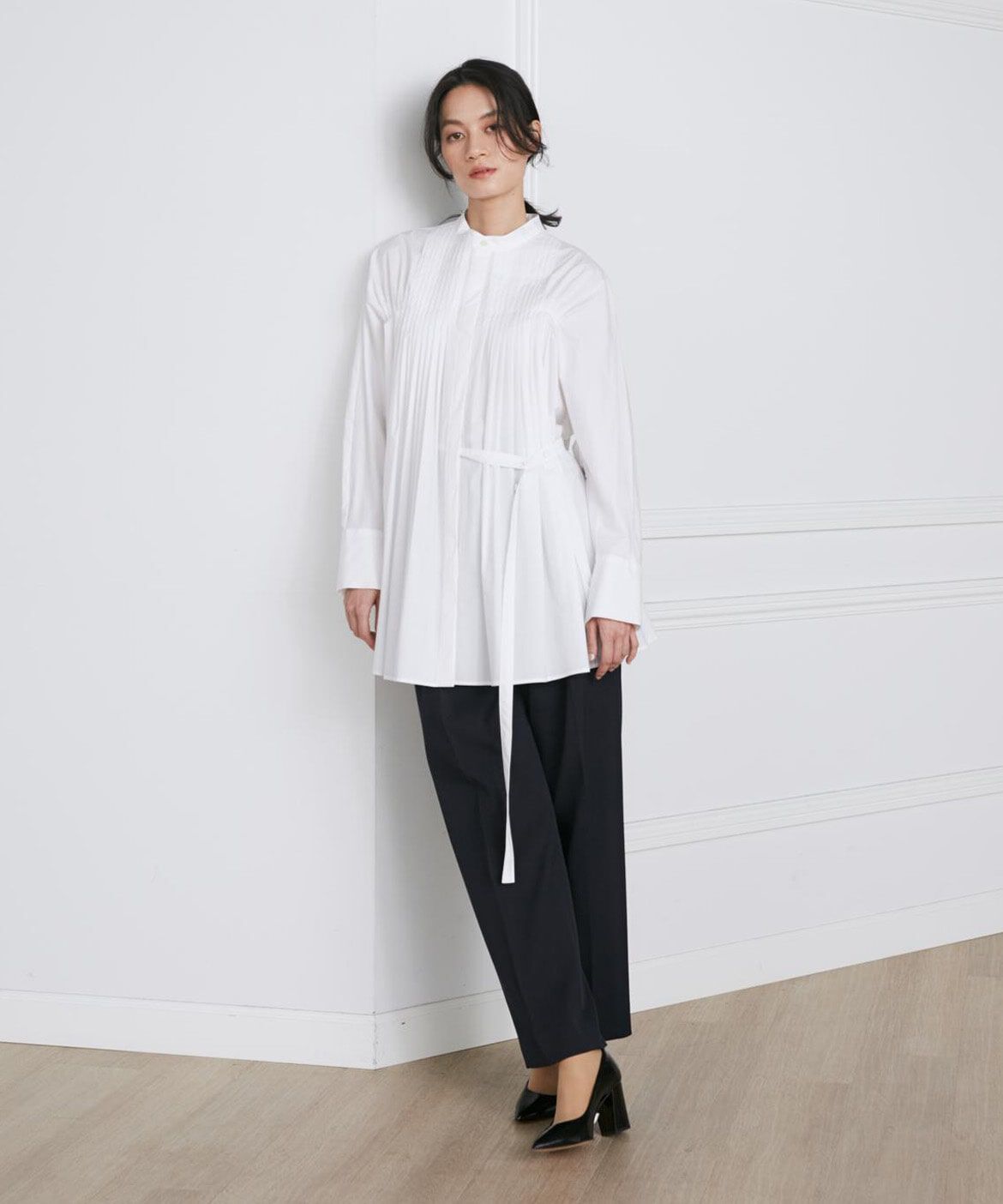 INED「2WAYタックシャツ《la veille by SUPERIOR CLOSET》」|シャツ・ブラウス|