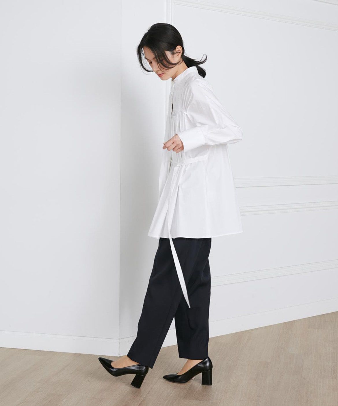 INED「2WAYタックシャツ《la veille by SUPERIOR CLOSET》」|シャツ・ブラウス|