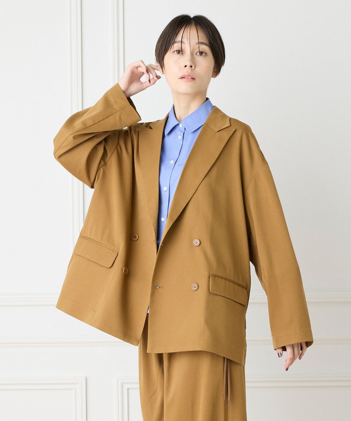 I.T.'S international「《ユニセックス》ライトツイルダブルジャケット」|テーラードジャケット|キンチャ5