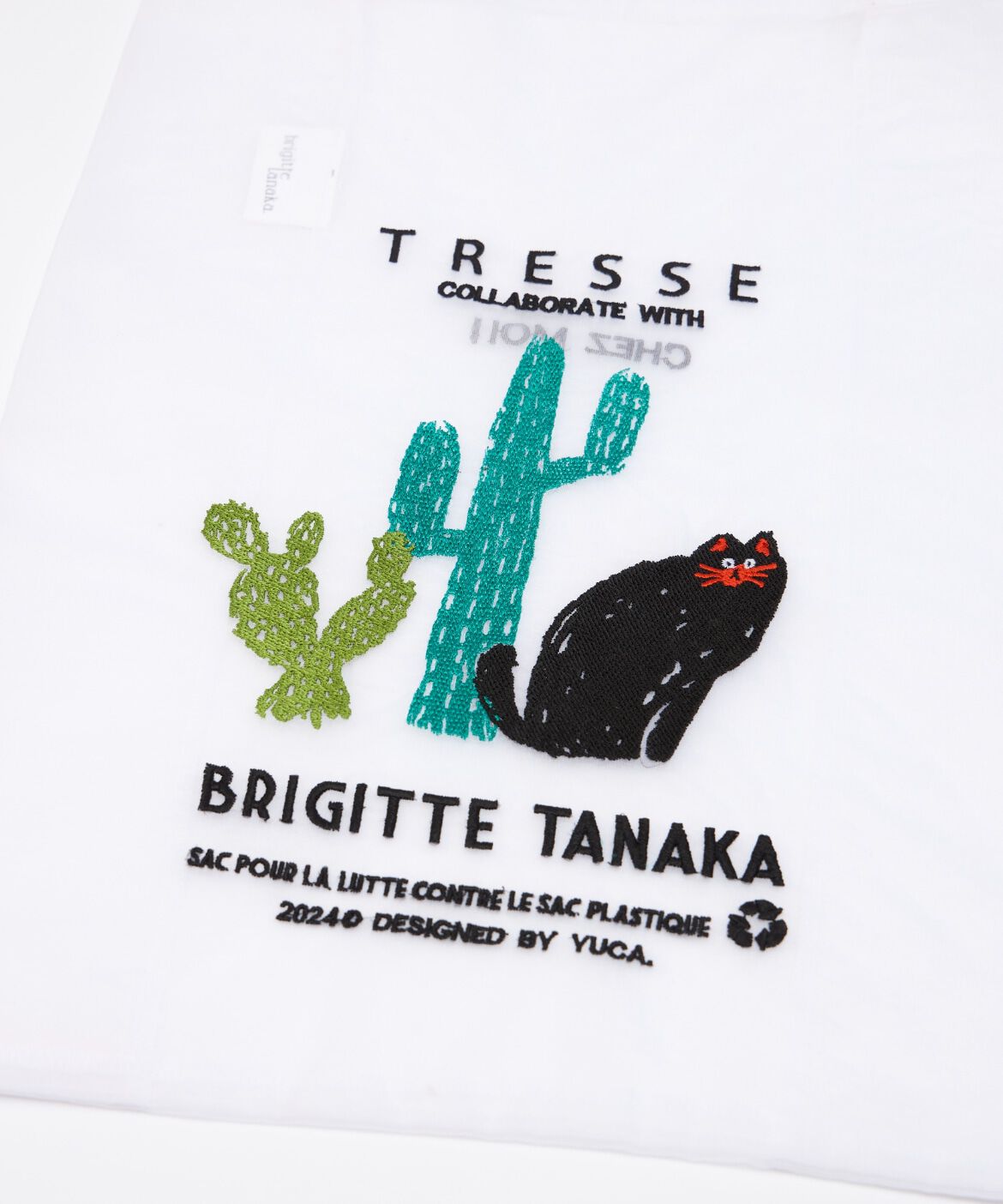 INED「《SUPERIOR CLOSET》BRIGITTE TANAKA cat バッグ for TRESSE《TRESSE》」|エコバッグ|