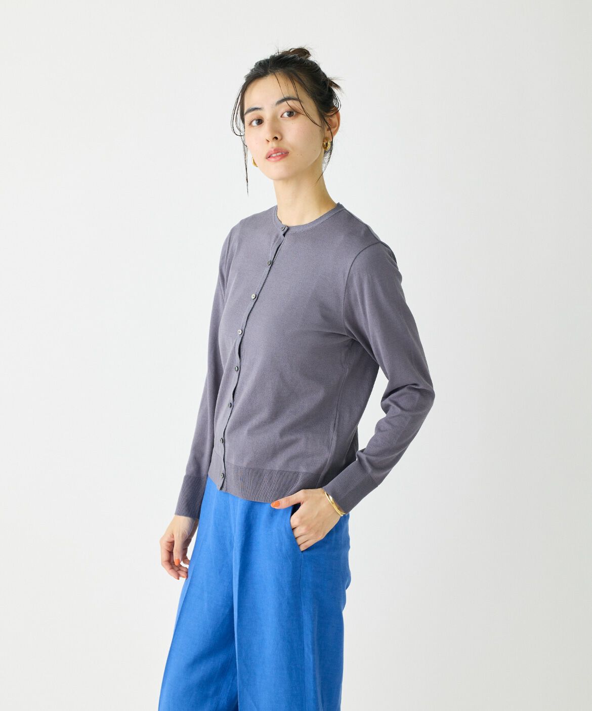 DAY by DAY it&rsquo;s international「クルーネックカーディガン《ガスコットン》」|カーディガン|