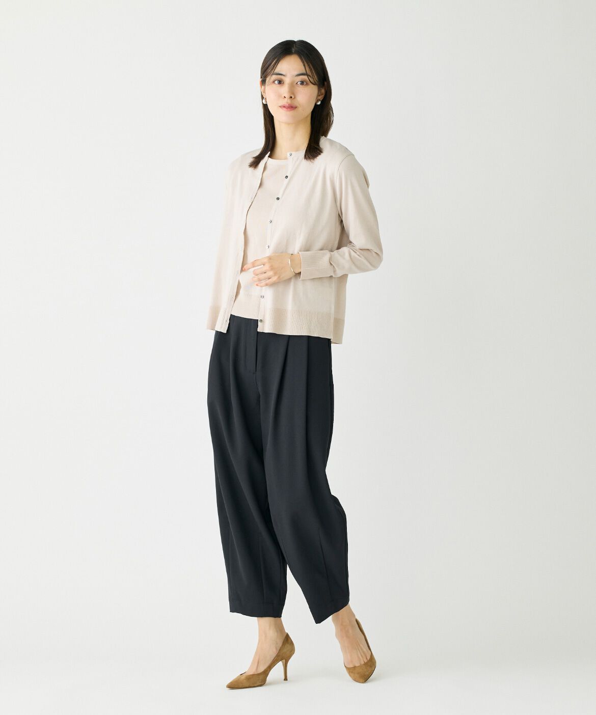 DAY by DAY it&rsquo;s international「クルーネックカーディガン《ガスコットン》」|カーディガン|